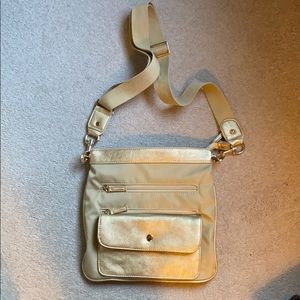 Chico’s Gold over the Shoulder Bag